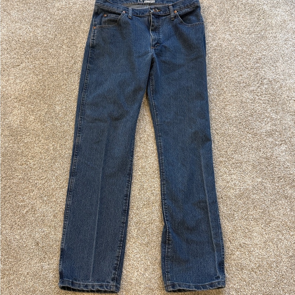 Wrangler Men's 32x34 Blue Straight Jeans